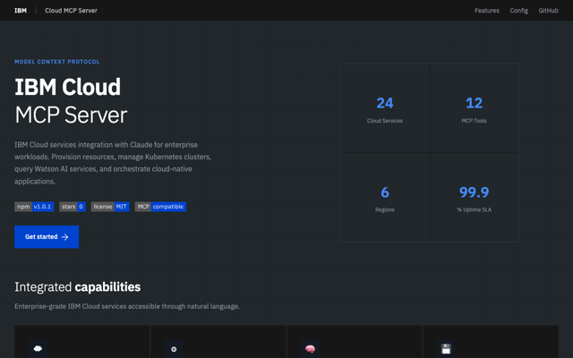 IBM Cloud MCP Server — Enterprise Cloud Integration for Claude