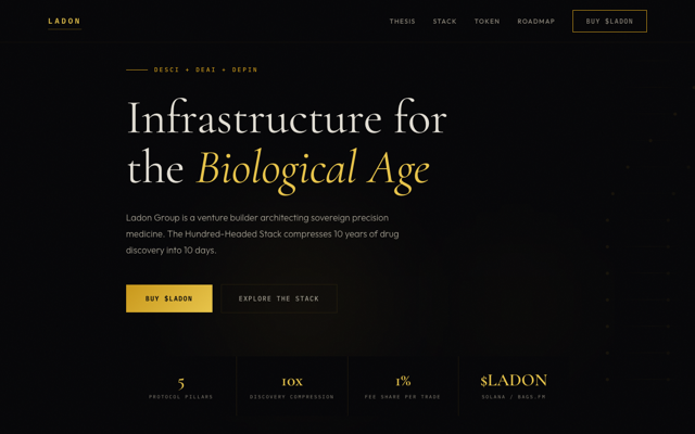Ladon Group — Infrastructure for the Biological Age
