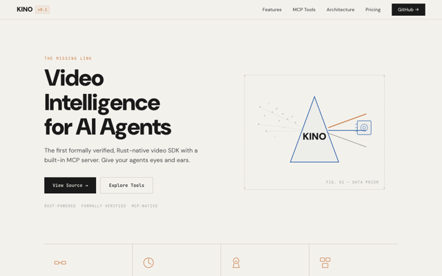 Kino — The Video Intelligence Engine