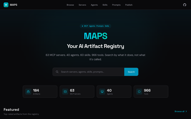 MAPS — MCP · Agents · Prompts · Skills