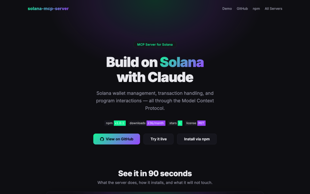 solana-mcp-server — Solana MCP Server