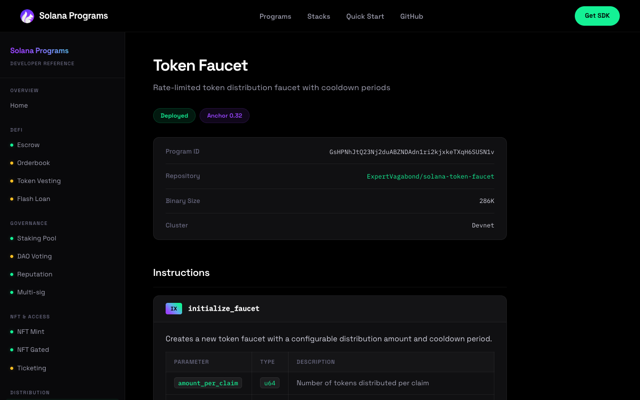 Token Faucet