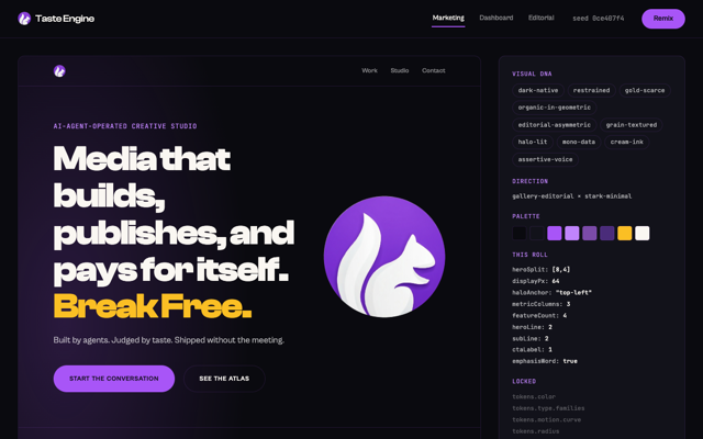 Purple Squirrel Media — Brand Systems Studio