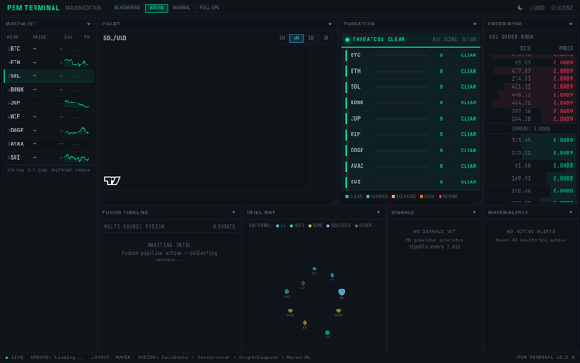 PSM Terminal — Maven Edition