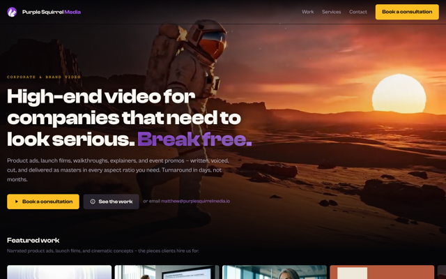 Purple Squirrel Media — Corporate & Brand Video